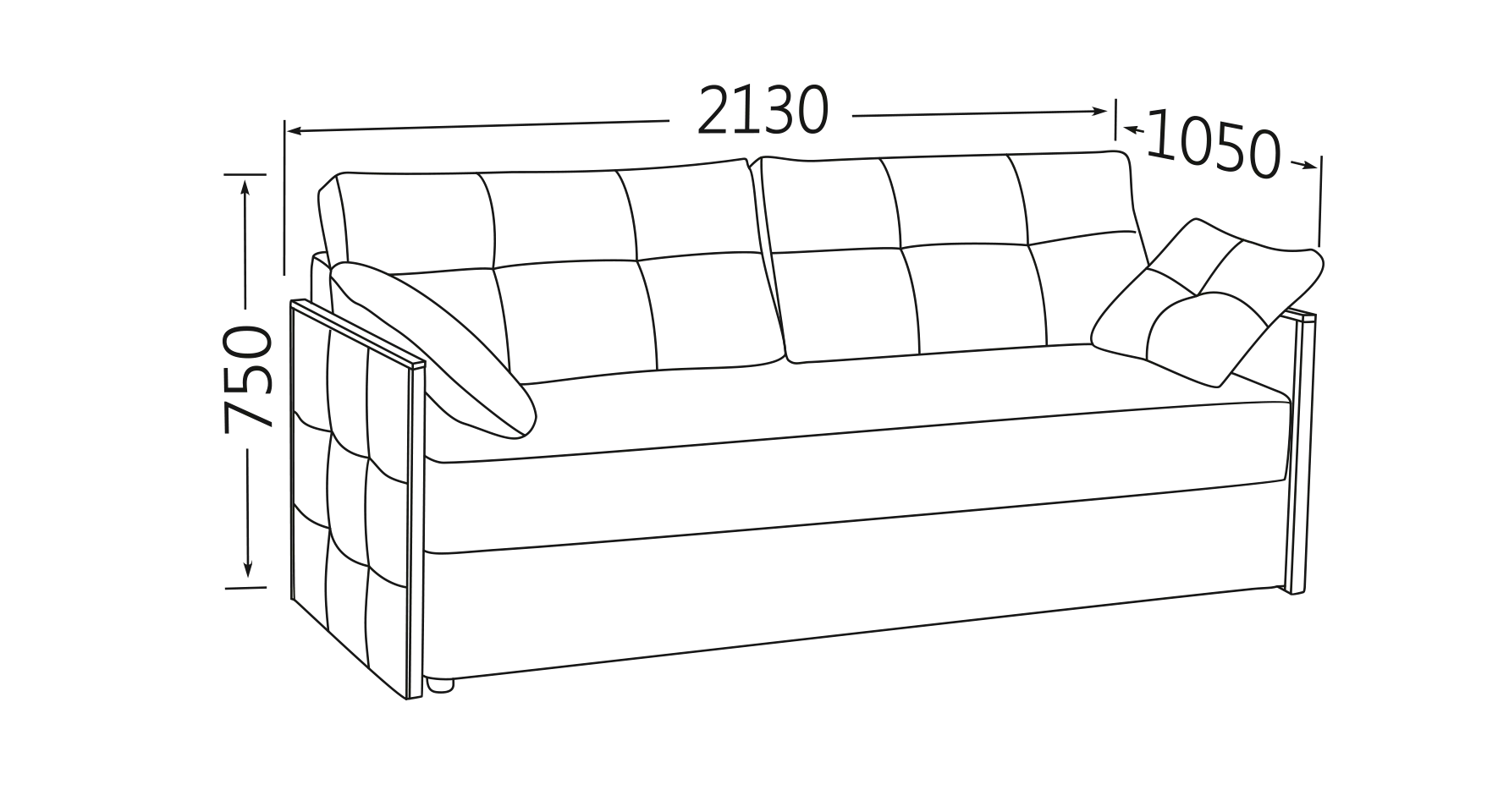 3nika sofa evroknizhka razmer