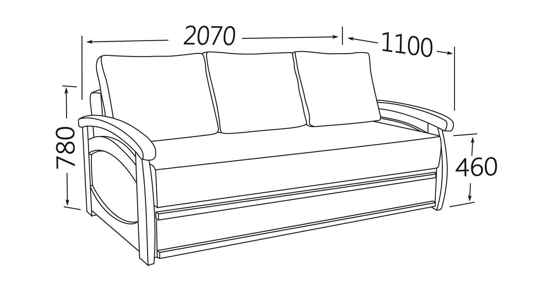 3praga sofa korob razmer